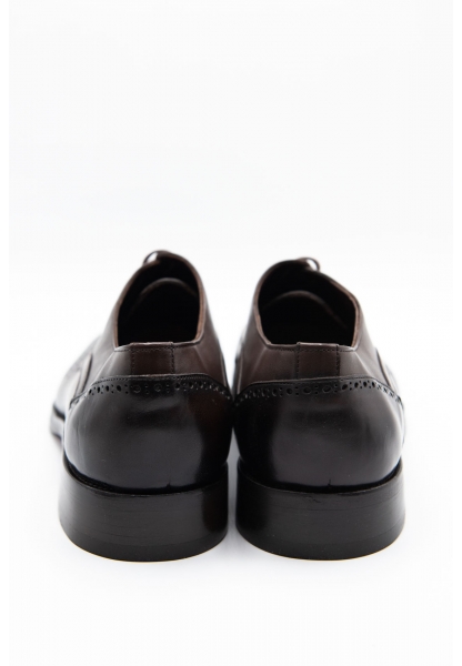 Ayakkabıhane Özel Üretim 3 Kat Kösele Taban Hakiki Deri Kahve Erkek Klasik Ayakkabı CEK777 EA002