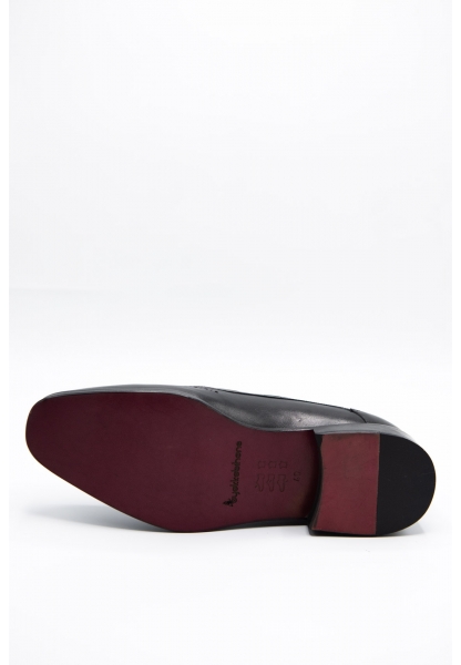 Ayakkabıhane Özel Üretim 3 Kat Kösele Taban Hakiki Deri Siyah Erkek Klasik Ayakkabı CEK777 EA002