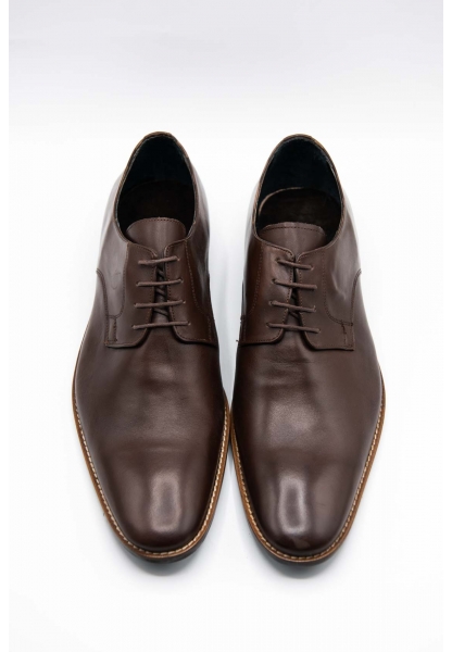 Ayakkabıhane İçi Dışı Hakiki Deri Kahve Erkek Klasik Ayakkabı CEK777 EA007