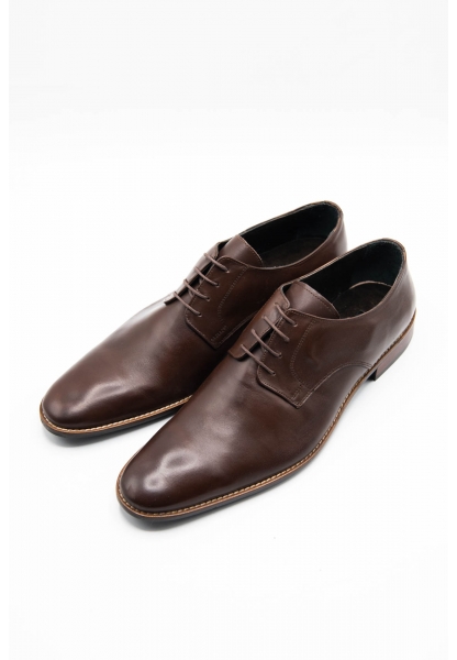 Ayakkabıhane İçi Dışı Hakiki Deri Kahve Erkek Klasik Ayakkabı CEK777 EA007