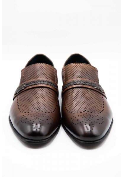 Ayakkabıhane Kösele Taban Hakiki Deri Kahve Erkek Klasik Ayakkabı CEK777 EA010
