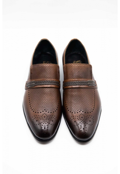 Ayakkabıhane Kösele Taban Hakiki Deri Kahve Erkek Klasik Ayakkabı CEK777 EA010