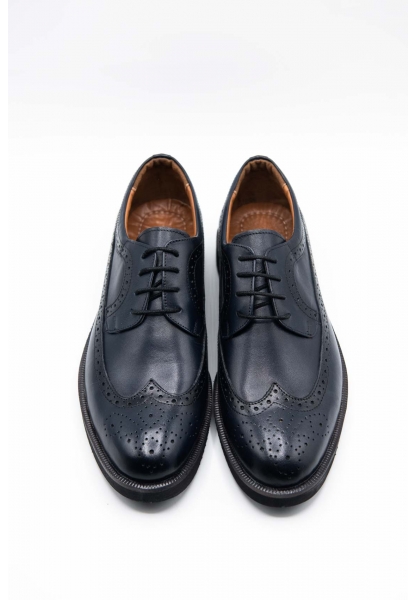 Ayakkabıhane İçi Dışı Hakiki Deri EVA Taban Siyah Erkek Günlük Casual Ayakkabı CEK777 EA013