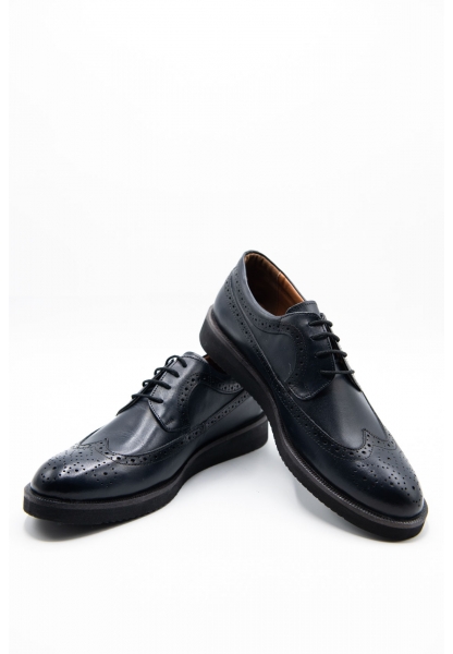 Ayakkabıhane İçi Dışı Hakiki Deri EVA Taban Siyah Erkek Günlük Casual Ayakkabı CEK777 EA013