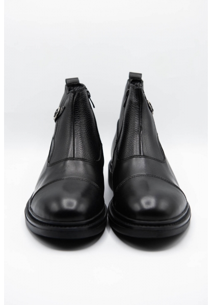 Ayakkabıhane Kaliteli Hakiki Deri Siyah Erkek Klasik Bot CEK777 EA018