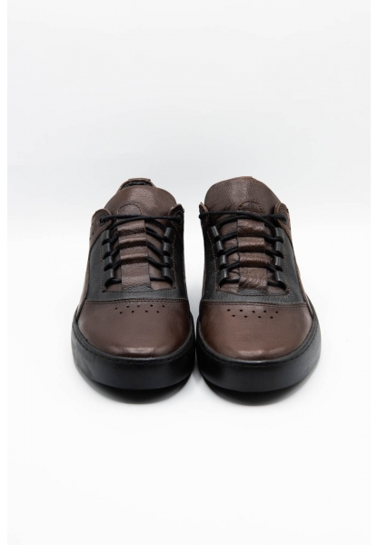 Ayakkabıhane İçi Dışı Hakiki Deri Kahve Erkek Günlük Casual Ayakkabı CEK777 EA022