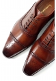 Ayakkabıhane Özel Üretim Kösele Taban El Boyaması Ve El Işçiliği Kahve Erkek Klasik Ayakkabı AH893ÖZEL4403