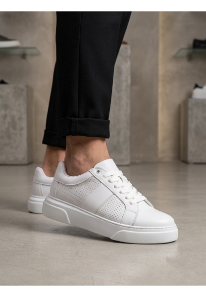 AHN0247 Erkek Sneaker Günlük Casual Spor Ayakkabı Beyaz