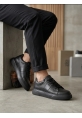 AHN0247 Erkek Sneaker Günlük Casual Spor Ayakkabı Siyah Taban