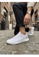 AHN0248 AHN Beyaz Esnek Bağcıklı Ultra Hafif Nefes Alan Sneaker Ayakkabı