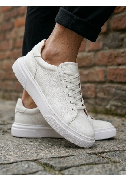BLF-010 Erkek Sneaker Günlük Casual Spor Ayakkabı Beyaz