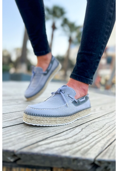 AHN311 Espadril Erkek Ayakkabı ANTRASIT