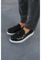 MN002 - RBT Loafer Verniciata Erkek Ayakkabı SIYAH