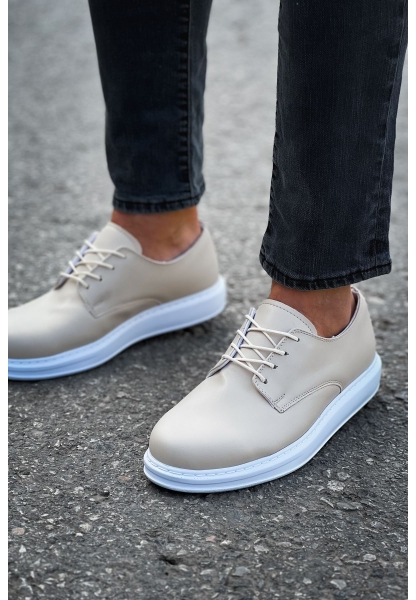 MN003 - CBT Pelle Classica Erkek Ayakkabı BEJ