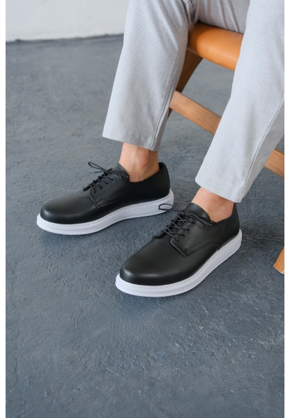 MN003 - CBT Pelle Classica Erkek Ayakkabı SIYAH