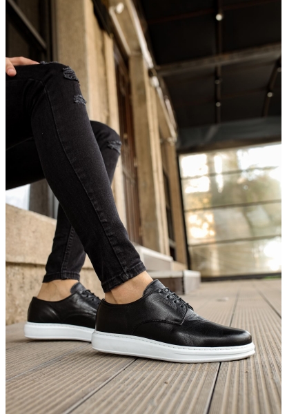 MN003 - DBT Classica Pelle Di Cuoio Erkek Ayakkabı SIYAH