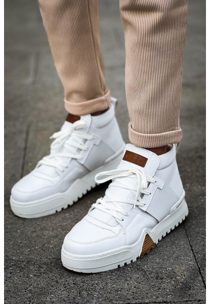 MN057 - GBZ Ghost Line Erkek Bot BEYAZ / BEYAZ