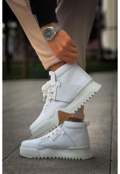 MN057 - GBZ Ghost Line Erkek Bot BEYAZ / BEYAZ