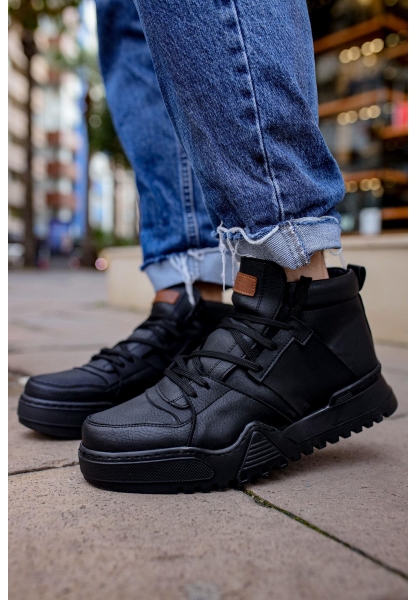 MN057 - GSST Ghost Line Erkek Bot SIYAH/SIYAH