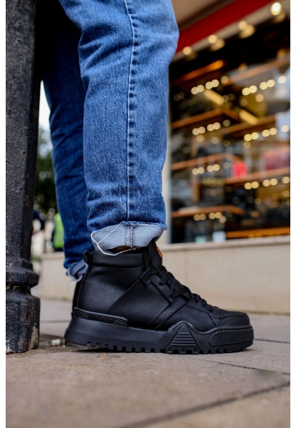 MN057 - GSST Ghost Line Erkek Bot SIYAH/SIYAH