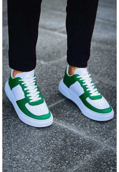 MN087 - FBT Kenton Erkek Ayakkabı BEYAZ/YESIL