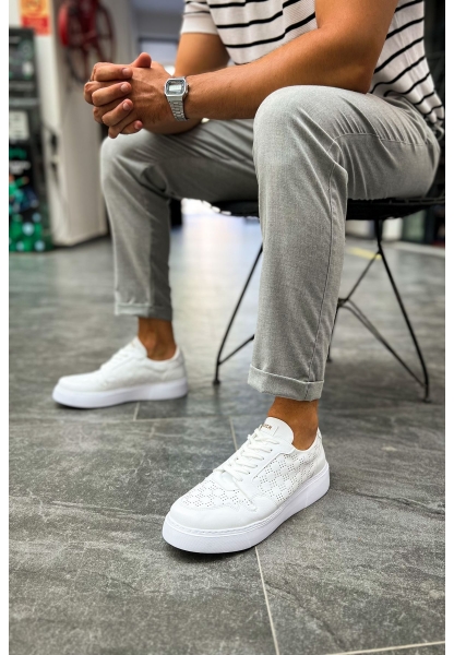 MN153 - CBT Oxford Erkek Ayakkabı BEYAZ