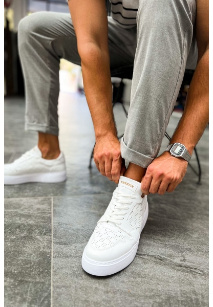 MN153 - CBT Oxford Erkek Ayakkabı BEYAZ
