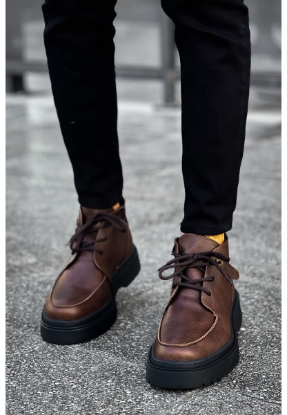 MN213 - CST Bryggen Erkek Bot KAHVE