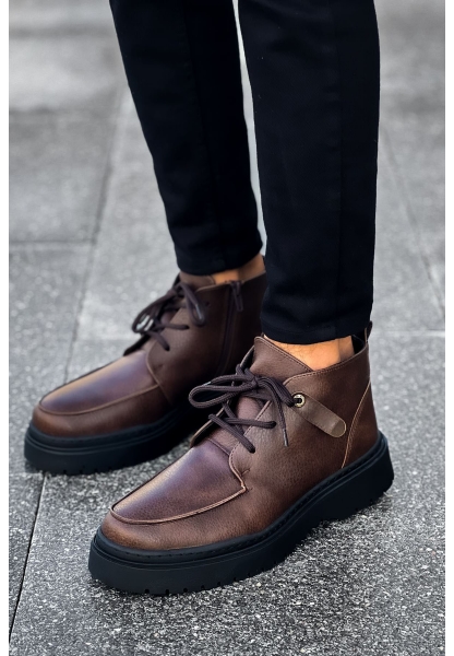 MN213 - CST Bryggen Erkek Bot KAHVE