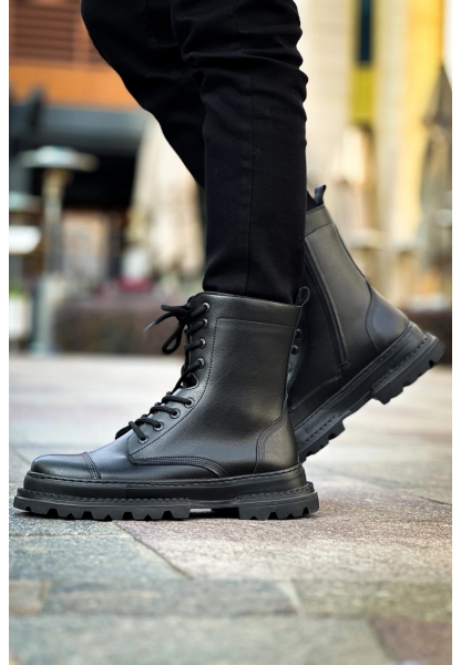 MN229 - FST Crow Erkek Bot SIYAH