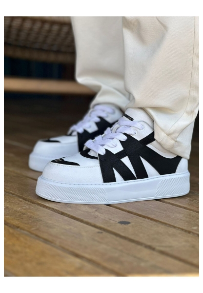 MN2407 - CBT Star-X Erkek Spor Ayakkabı BEYAZ/SIYAH