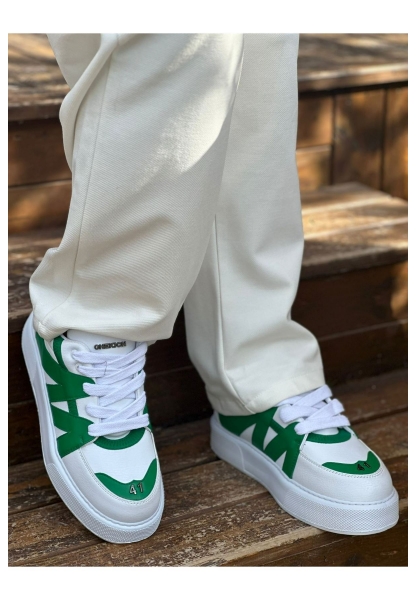 MN2407 - CBT Star-X Erkek Spor Ayakkabı BEYAZ/YESIL