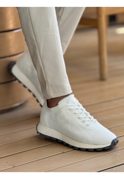 MN2409 - Triko Erkek Ayakkabı BEYAZ