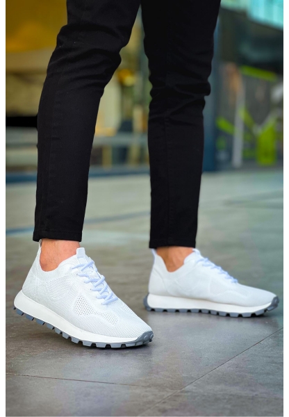 MN2409 - Triko Erkek Ayakkabı BEYAZ