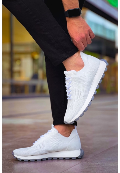 MN2409 - Triko Erkek Ayakkabı BEYAZ