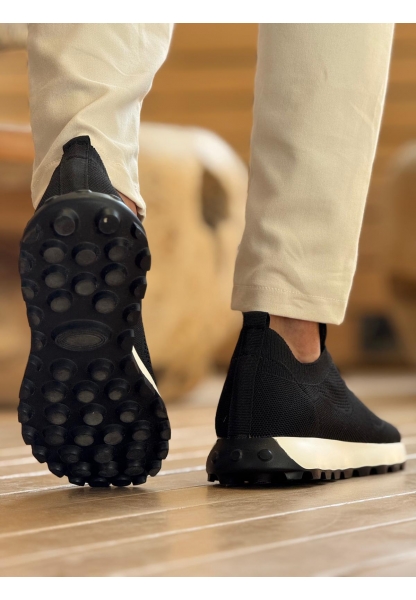 MN2409 - Triko Erkek Ayakkabı SIYAH