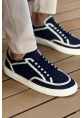 MN2505 - Keten Erkek Ayakkabı Lacivert Beyaz