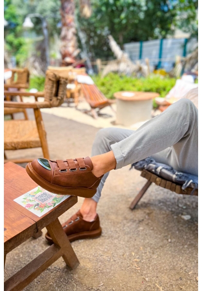 MN251 - CRT Mirror Erkek Ayakkabı TABA