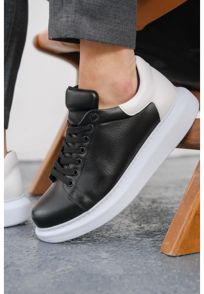 MN256 - CBT Estrella Erkek Ayakkabı SIYAH/BEYAZ