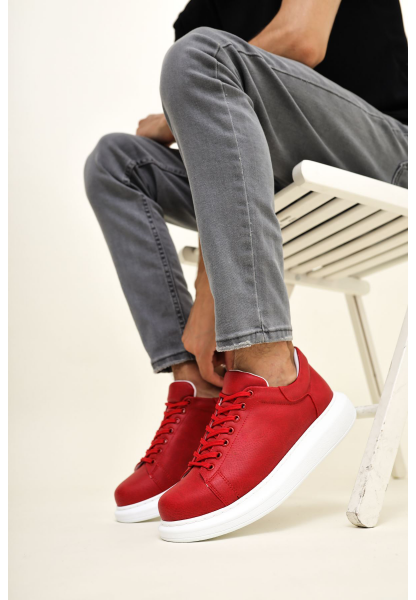 MN257 - CBT Estrella Erkek Ayakkabı KIRMIZI