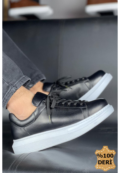 MN257 - DBT Estrella Deri Erkek Ayakkabı SIYAH