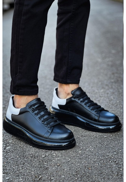 MN295 - CST Sollıevo Erkek Ayakkabı SIYAH/BEYAZ