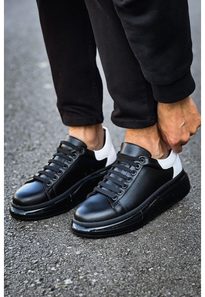 MN295 - CST Sollıevo Erkek Ayakkabı SIYAH/BEYAZ