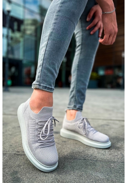 MN307 - RT Tricot Erkek Ayakkabı GRI