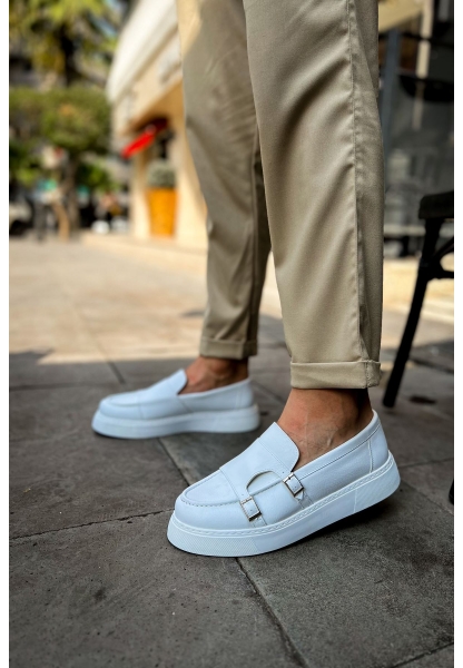 MN417 - CBT Mancini Erkek Ayakkabı BEYAZ