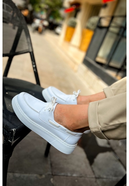 MN419 - CBT Torrini Erkek Ayakkabı BEYAZ