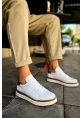 MN979 - Santoni GBT Spor Erkek Ayakkabı BEYAZ/TABA