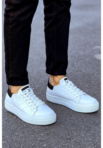 MN983 - CBT Tennis Erkek Ayakkabı BEYAZ/SIYAH