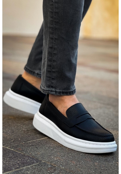 Robert - RS615 Siyah  Erkek Loafer Ayakkabı SIYAH