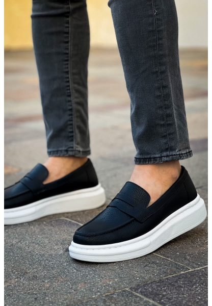 Robert - RS615 Siyah  Erkek Loafer Ayakkabı SIYAH